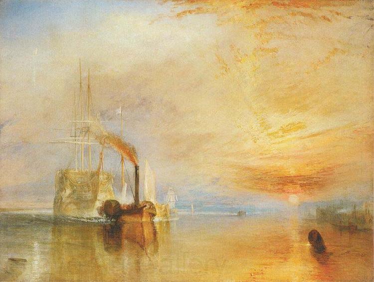 Joseph Mallord William Turner The Fighting Temeraire tugged to her last Berth to be broken up